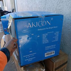Akicon Bathroom Fan Bright Moon 