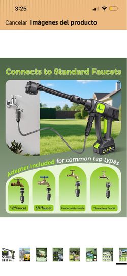 Cordless Pressure Washer – Complete Kit! ✨