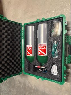 DAN Divers Alert Network Emergency Oxygen Kit – Complete Portable Oxygen Unit