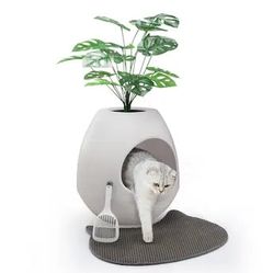Coziwow Eggloa6 2-in-1 Cat Litter Box & Cat Bed
