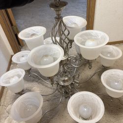 Silver Chandelier