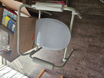 Portable Commode Chair with Toilet Seat