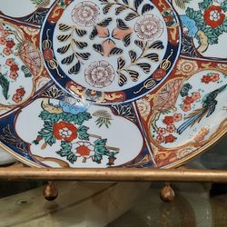 Gold Imari Plate