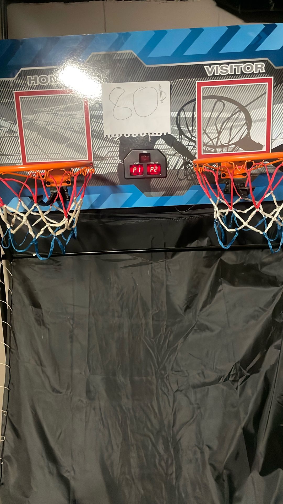 π 2-Player Basketball Arcade Machine β Electronic Scoreboard
