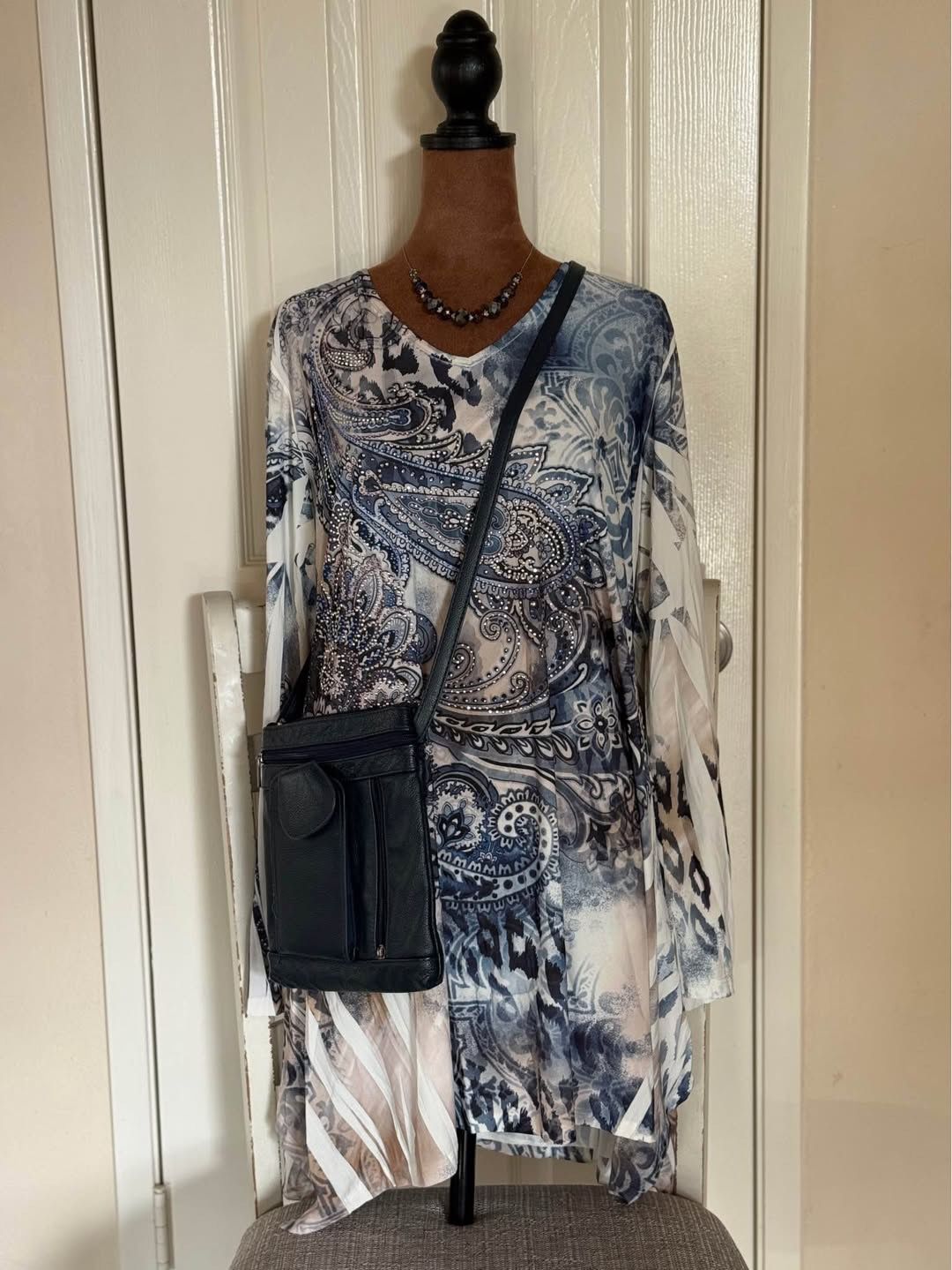 Multicolored Tunic Size X-LG