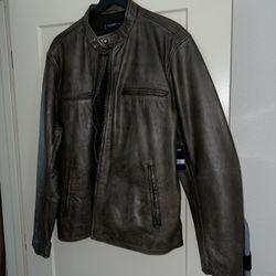 Lucky brand Brown Leather Jacket 