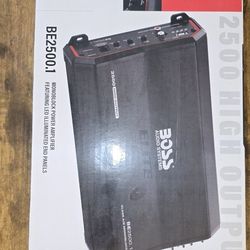 BOSS Audio Elite BE2500.1 2500W Monoblock Car Amplifier - NEW IN BOX