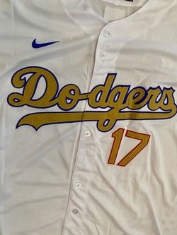 $50 White And Gold Kike Hernandez Championships Jersey Also Have Ohtani ,Yamamoto, Betts, Edman