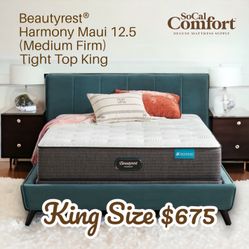Beautyrest® Harmony Maui 12.5” (Medium Firm)Tight Top King