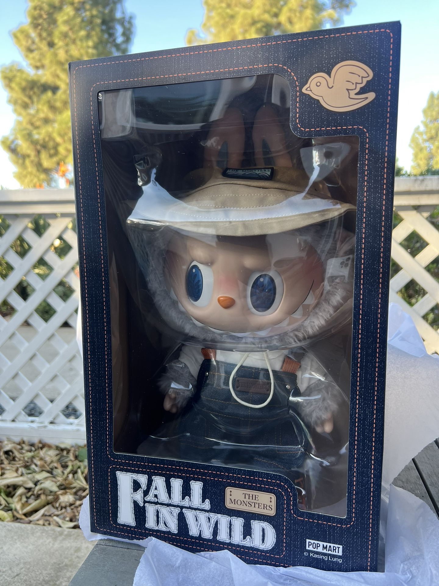 POPMART THE MONSTERS FALL IN WILD LABUBU Big Plush Toy doll