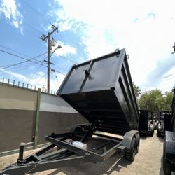8x12x4 Smooth Dump Trailer 