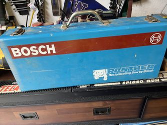 Vintage BOSCH Reciprocating Saw 1632 VS Panther  w/ Extras