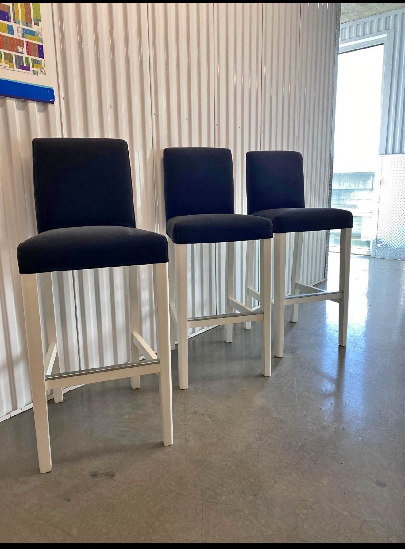 3 Ikea Bergmund Bar Stools Chairs (Price Negotiable)