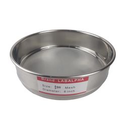 LABALPHA 500 Mesh Lab Sieves, #500 Mesh Test Sieve, 8'' Diameter, 304 Stainless Steel Wire Cloth (0.0308mm)