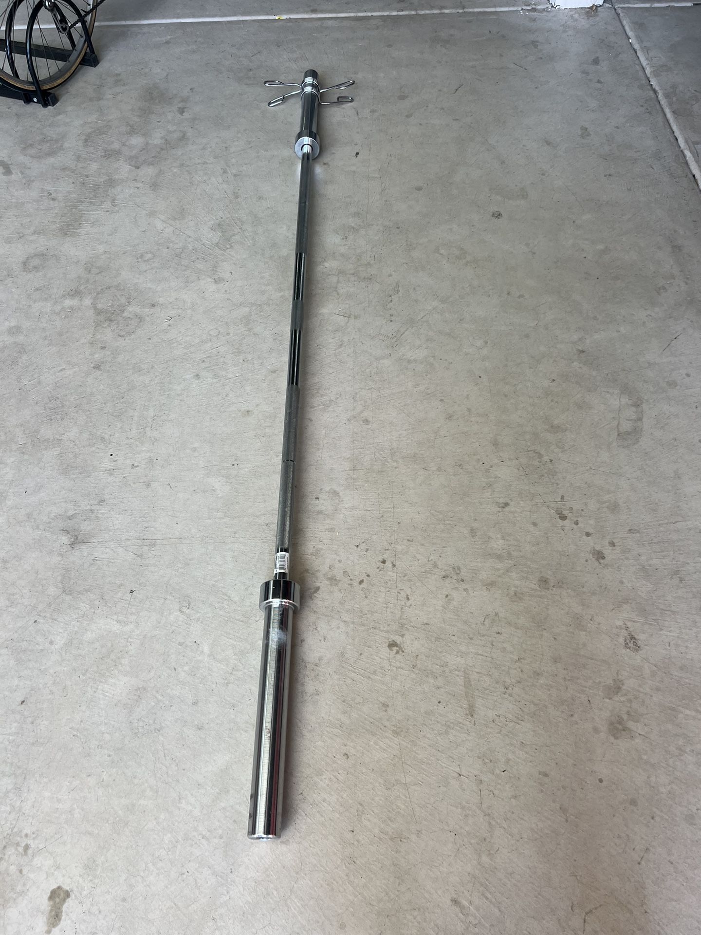 New 7’2” foot Olympic bar weight 45 pounds