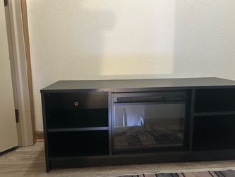 Fire place tv stand