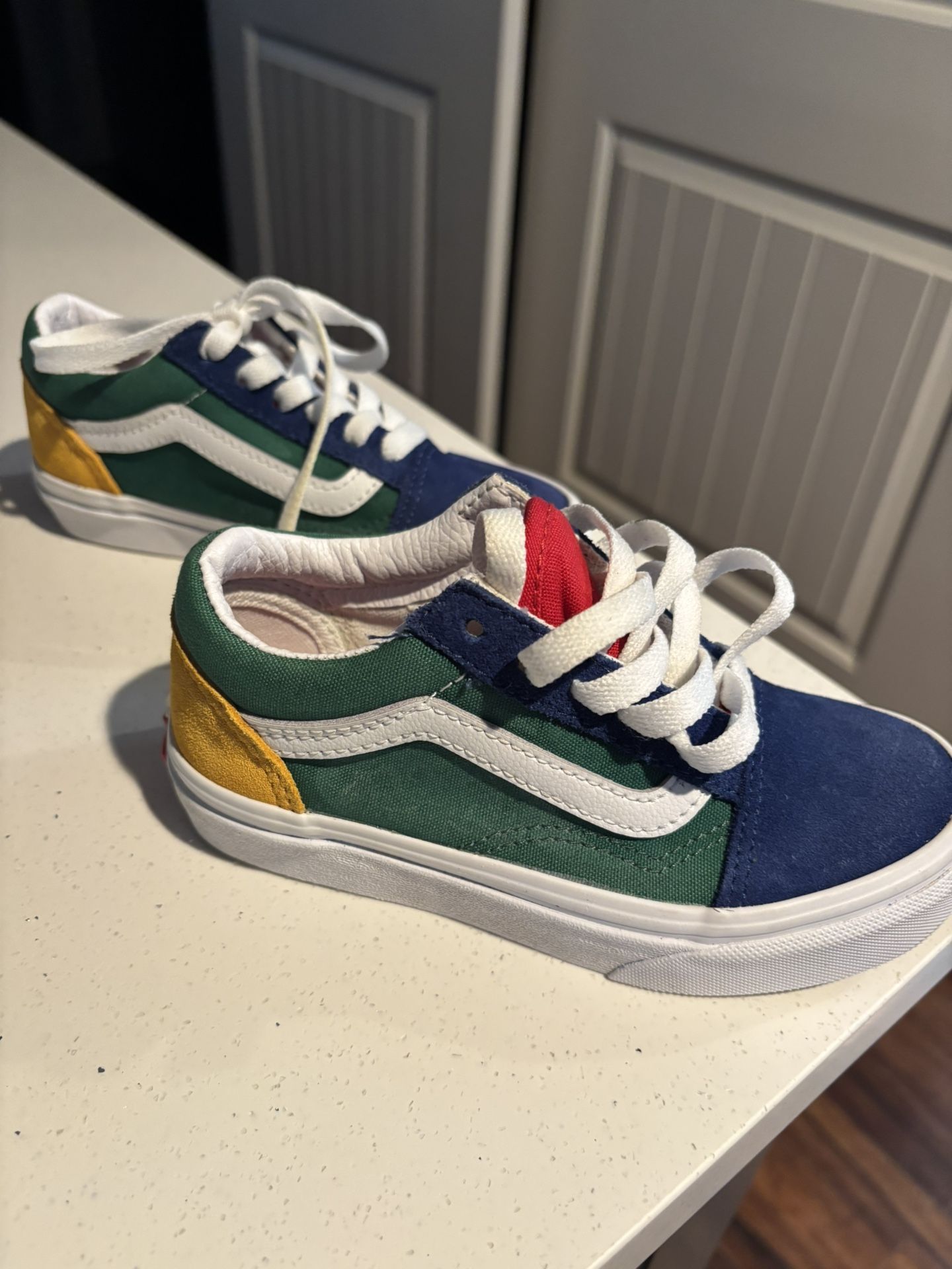 Kids Vans, sz 12 Old Skool Color Block - wore on 1 trip