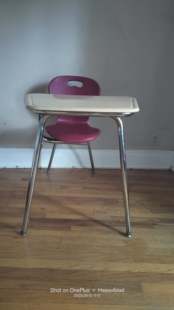 Wooden Chair Desk