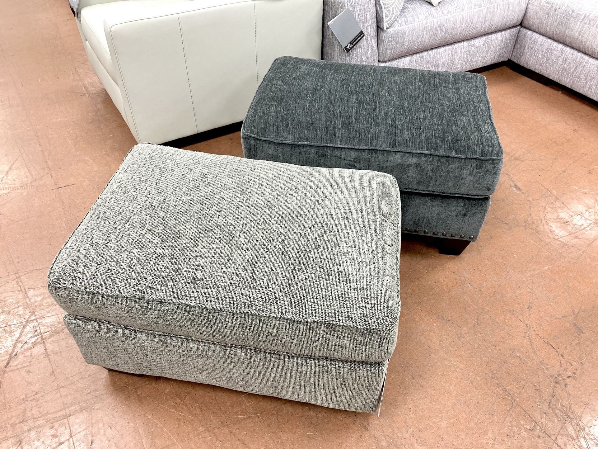 New Ottoman — 2 Colors — CLEARANCE