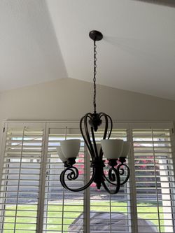 Beautiful Bronze Chandelier