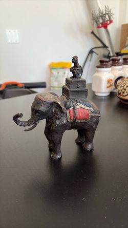 Elephant with passenger