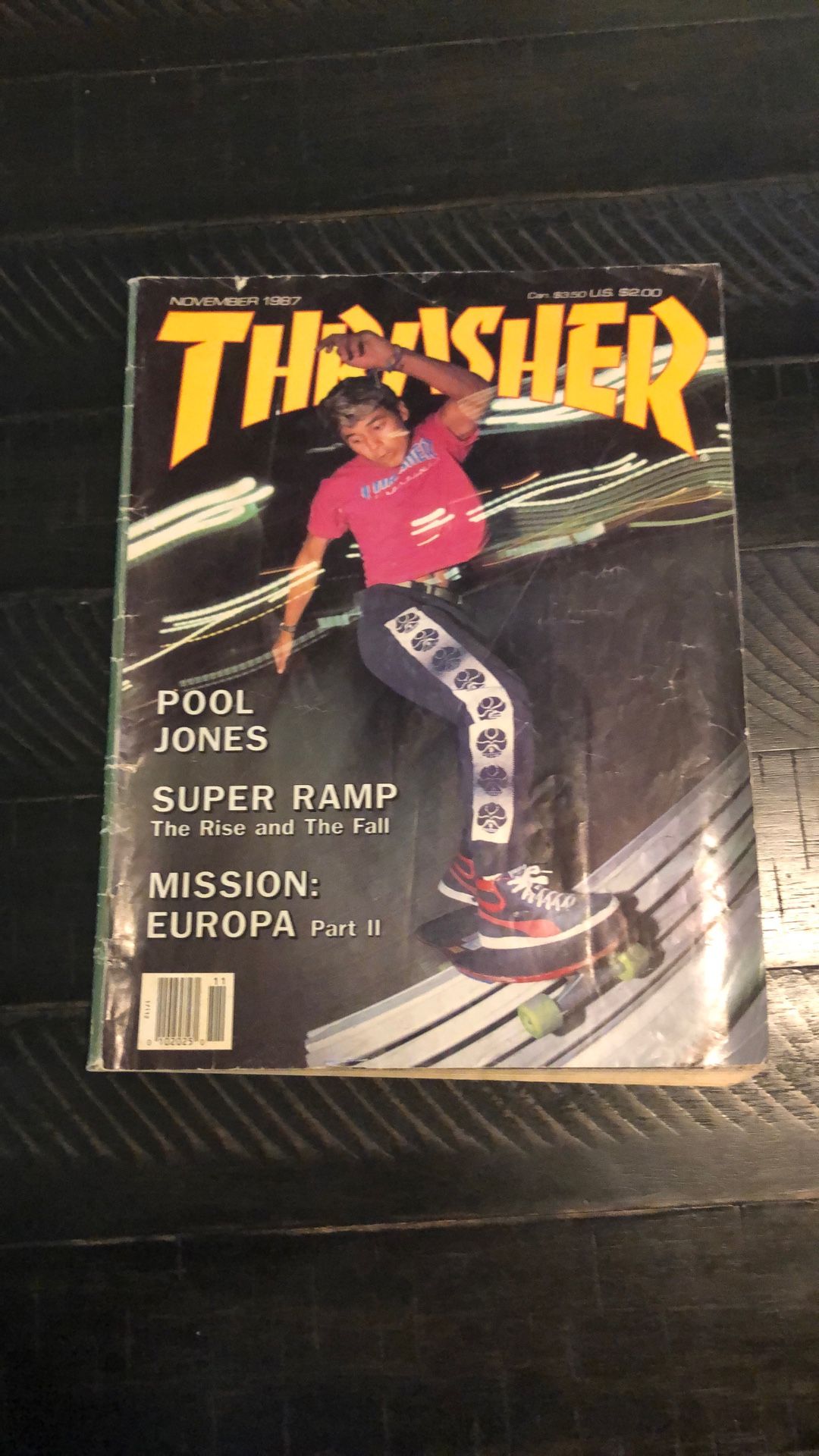 Thrasher Magazine November 1987