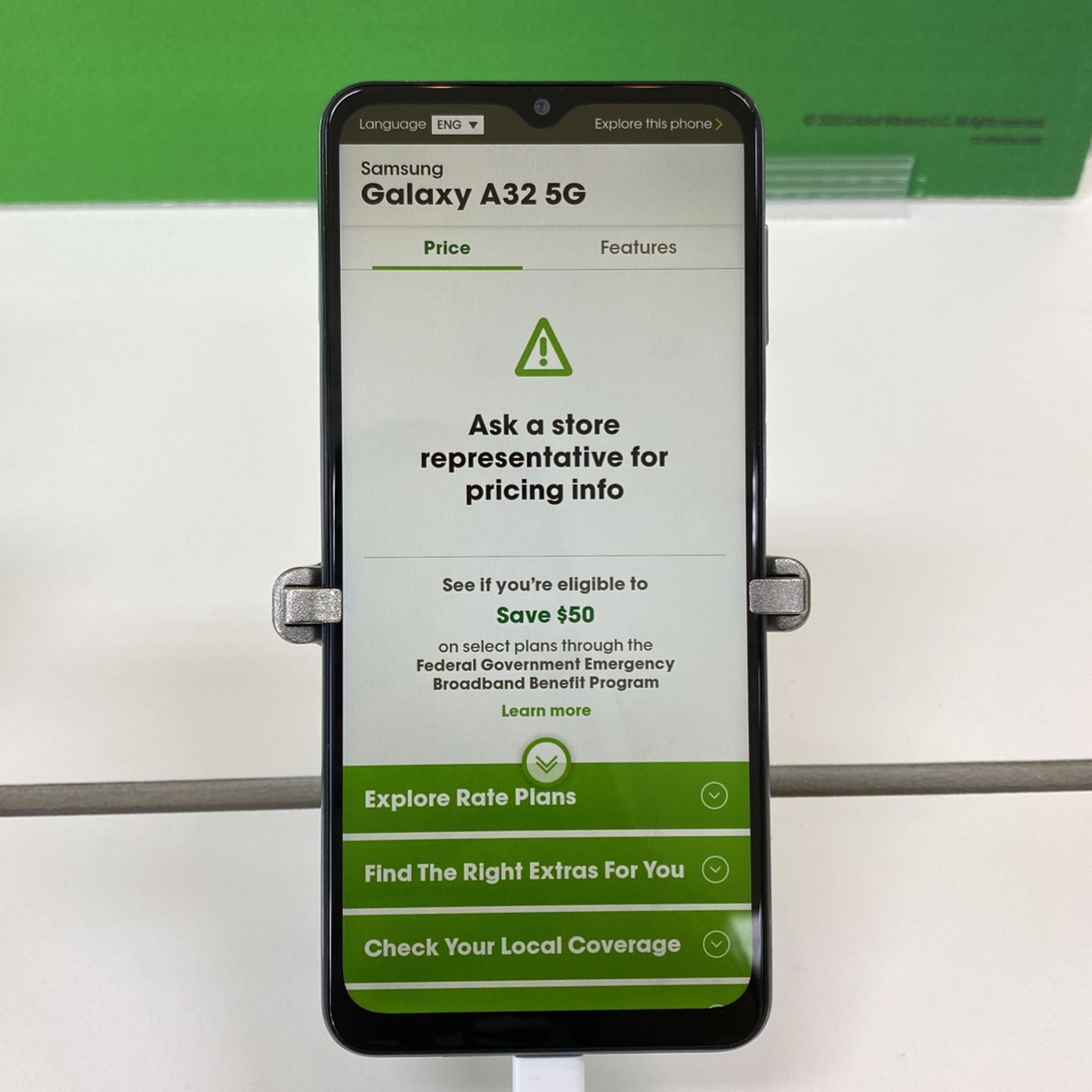 Get The Samsung galaxy A32 5G For $100 WHEN YOU SWITCH TO CRICKET ON OUR $60 UNLIMITED PLAN COME SEE US @ 204 crossroads blvd ste 204 Cary, NC 27518