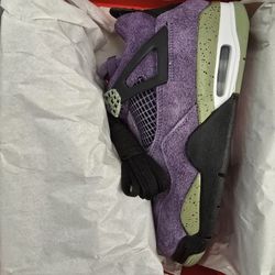 Jordan 4 Canyon Purple Size 7.5 W. 6y