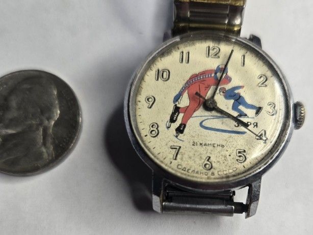 Clock, Zarya, Soviet-made.
