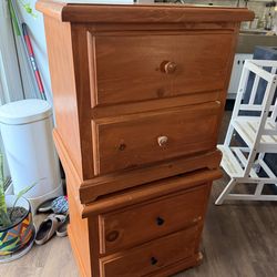 Two all wood night stands