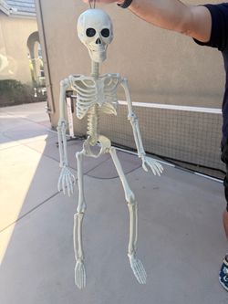 Pack of 4 - 3 ft posable skeletons