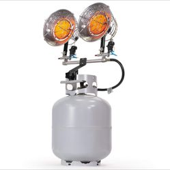 Infrared Tank Top Propane Heater - Dual Burner, 30,000 BTU