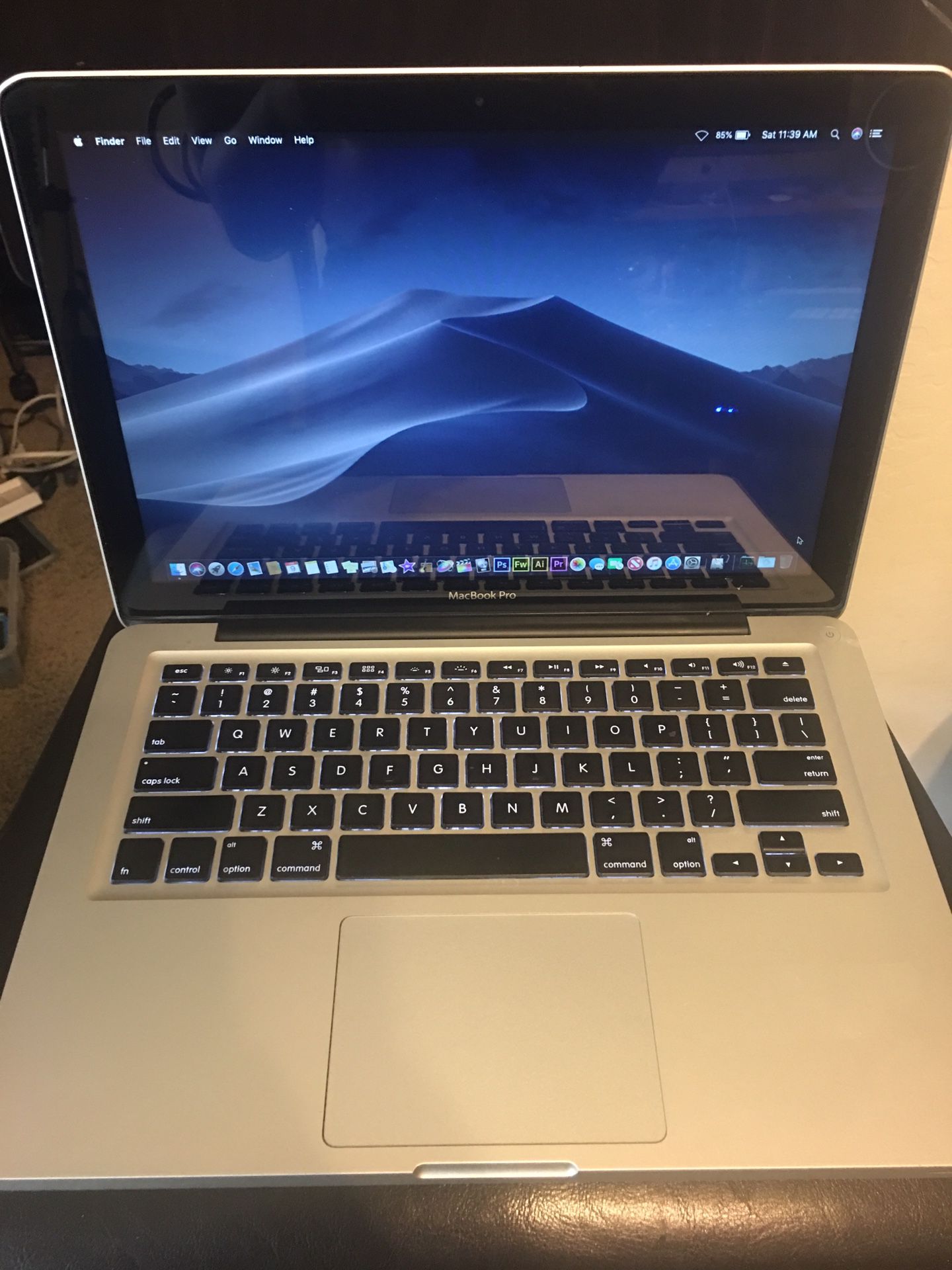 13 inch MacBook Pro 2012 ssd 256g hd with Final Cut Pro/logic pro x /cs3 adobe master suite