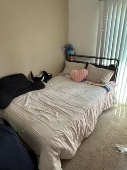 Full Bed Frame and Mattress