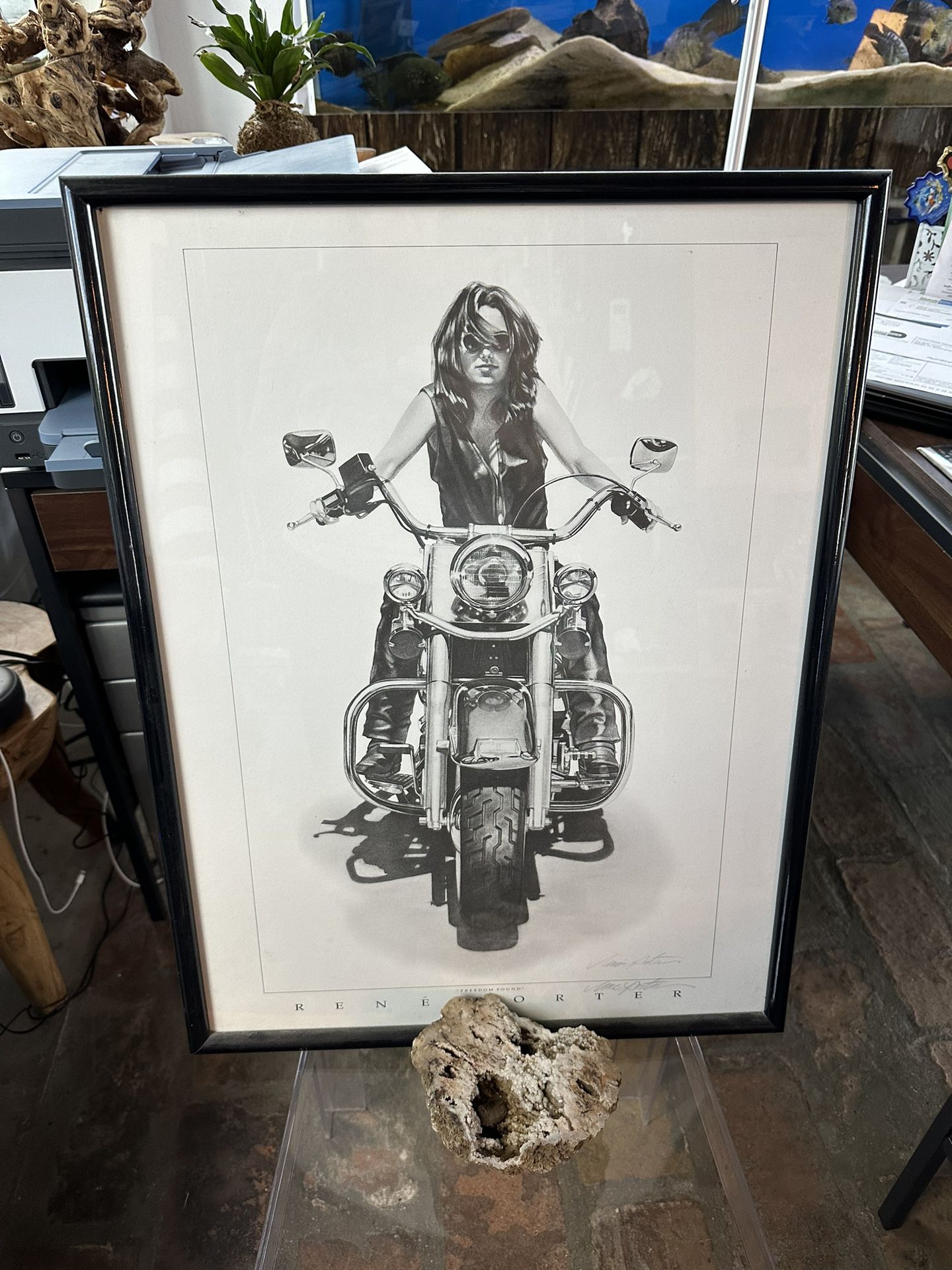 René Porter Motorcycle Print “FREEDOM FOUND”