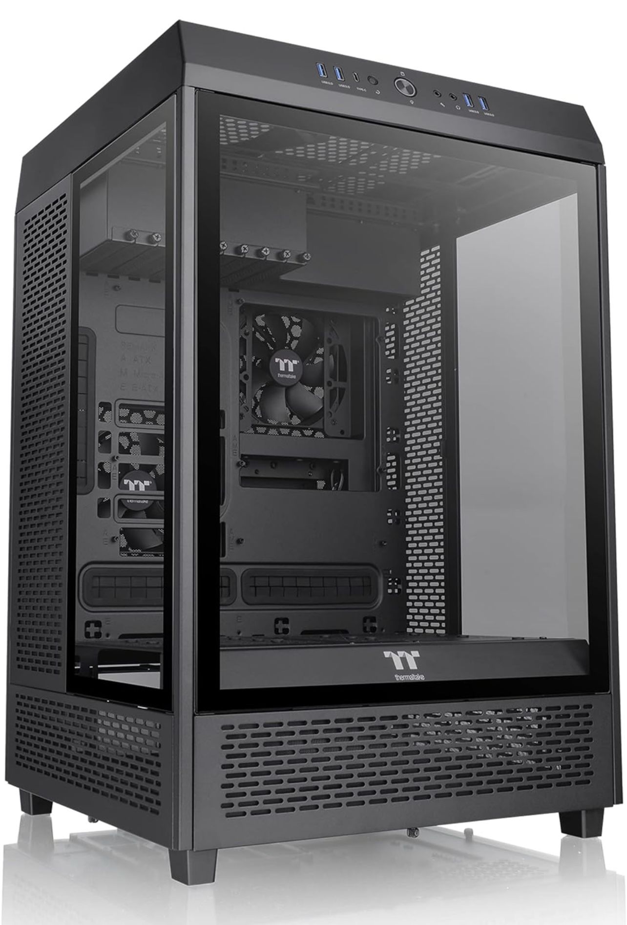Thermaltake Tower 500 Vertical Mid-Tower Computer Chassis Supports E-ATX CA-1X1-00M1WN-00