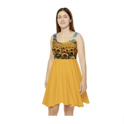 Sunflower Fields Sundress Size Large 