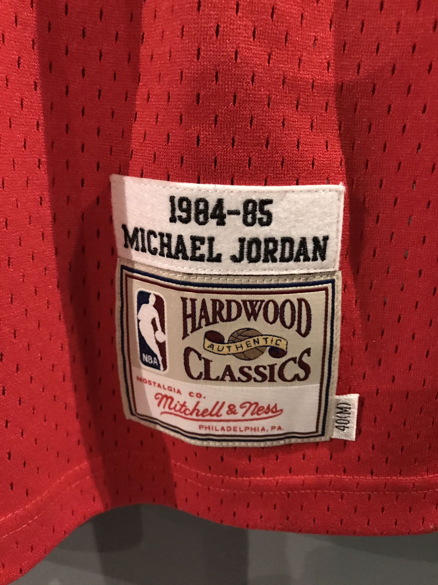 Vintage Michael Jordan Rookie Year '84-85 Jersey sz Adults 60