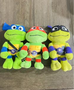 Teenage Mutant Ninja Turtles Plush Toy Set of 3
