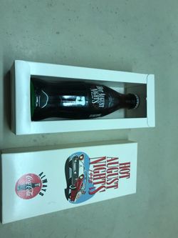 Hot august nights 1995 coke bottle in original box very rare