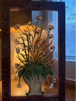 Painted over stain glass