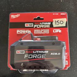 M18 Red Lithium Forge Battery 8.0