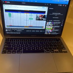 2020 Mid Mac Book Bro 256gb Ssd