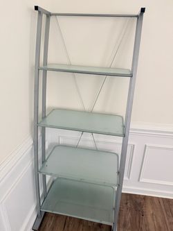 Glass shelf and table