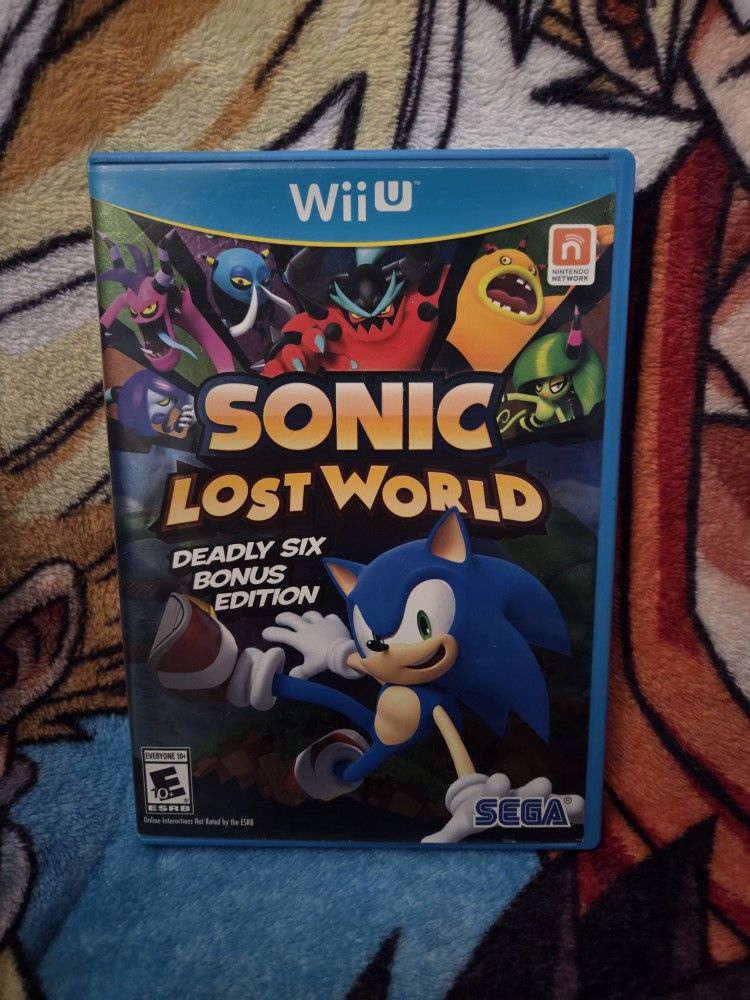 Sonic Lost World Deadly Six Bonus Edition for Nintendo Wii U