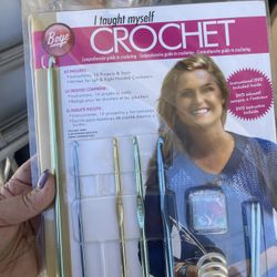 Taught Myself To Crochet Kit -unopened