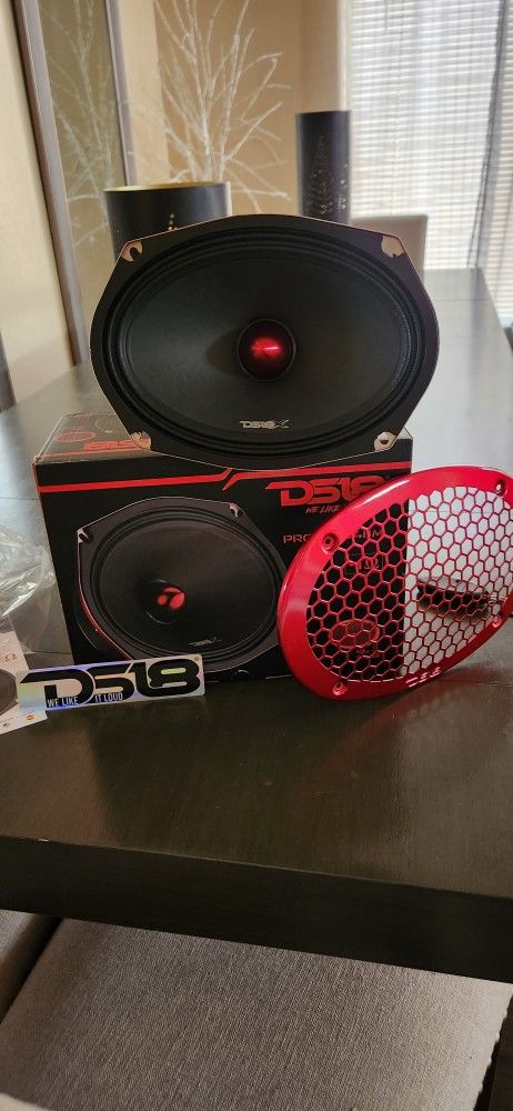 New!! DS18 6x9 Mid Range Speaker 