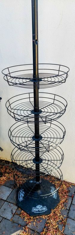 Deep River Chip Bags & SNACKS DISPLAY 5-tier SPINS