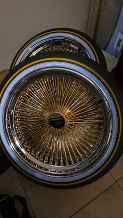 Wire wheels/spokesand tires (NEW)