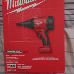 Milwaukee Precision Blower Brand New In The Box Never Used
